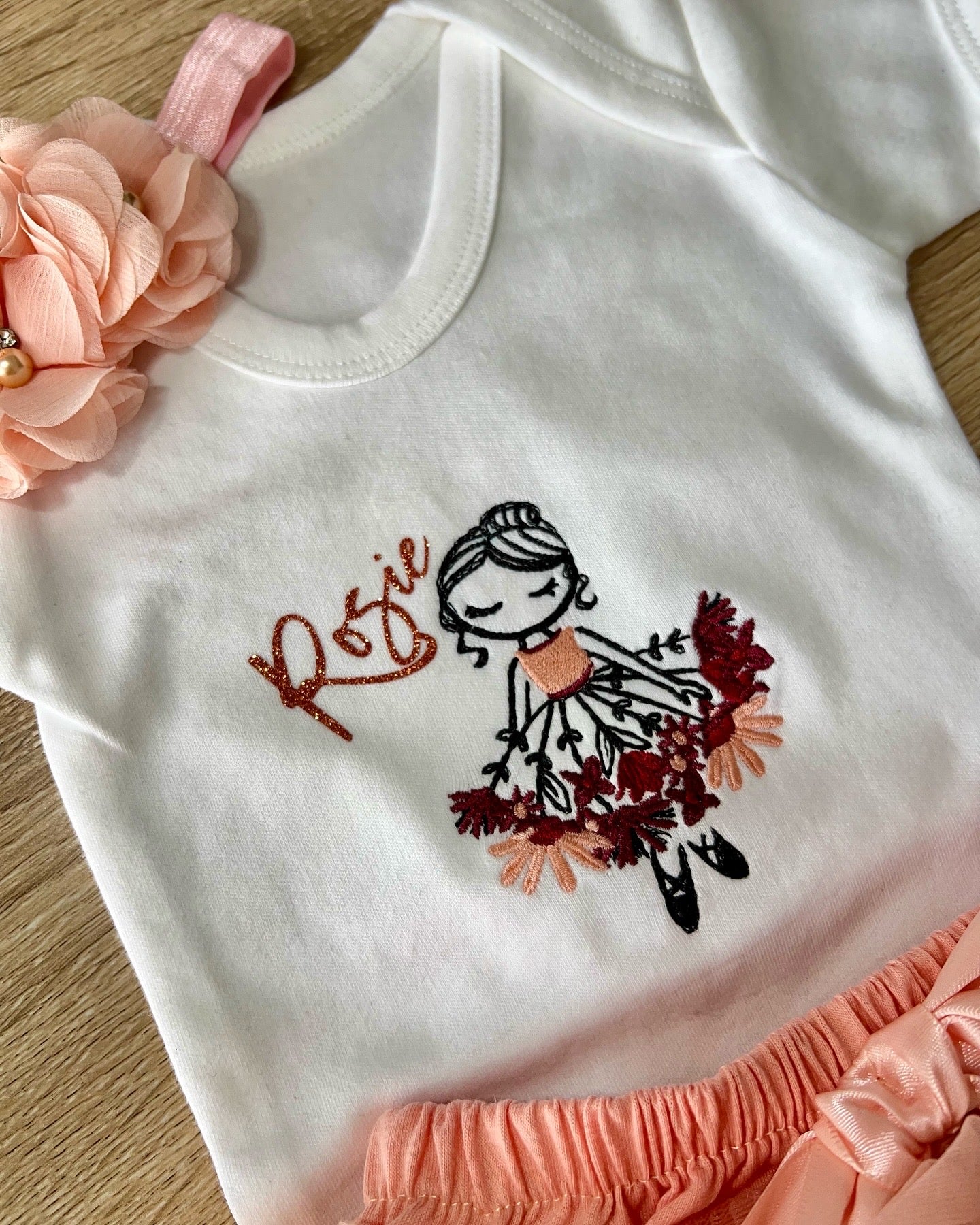 Ballerina Baby Vest and Tutu Set