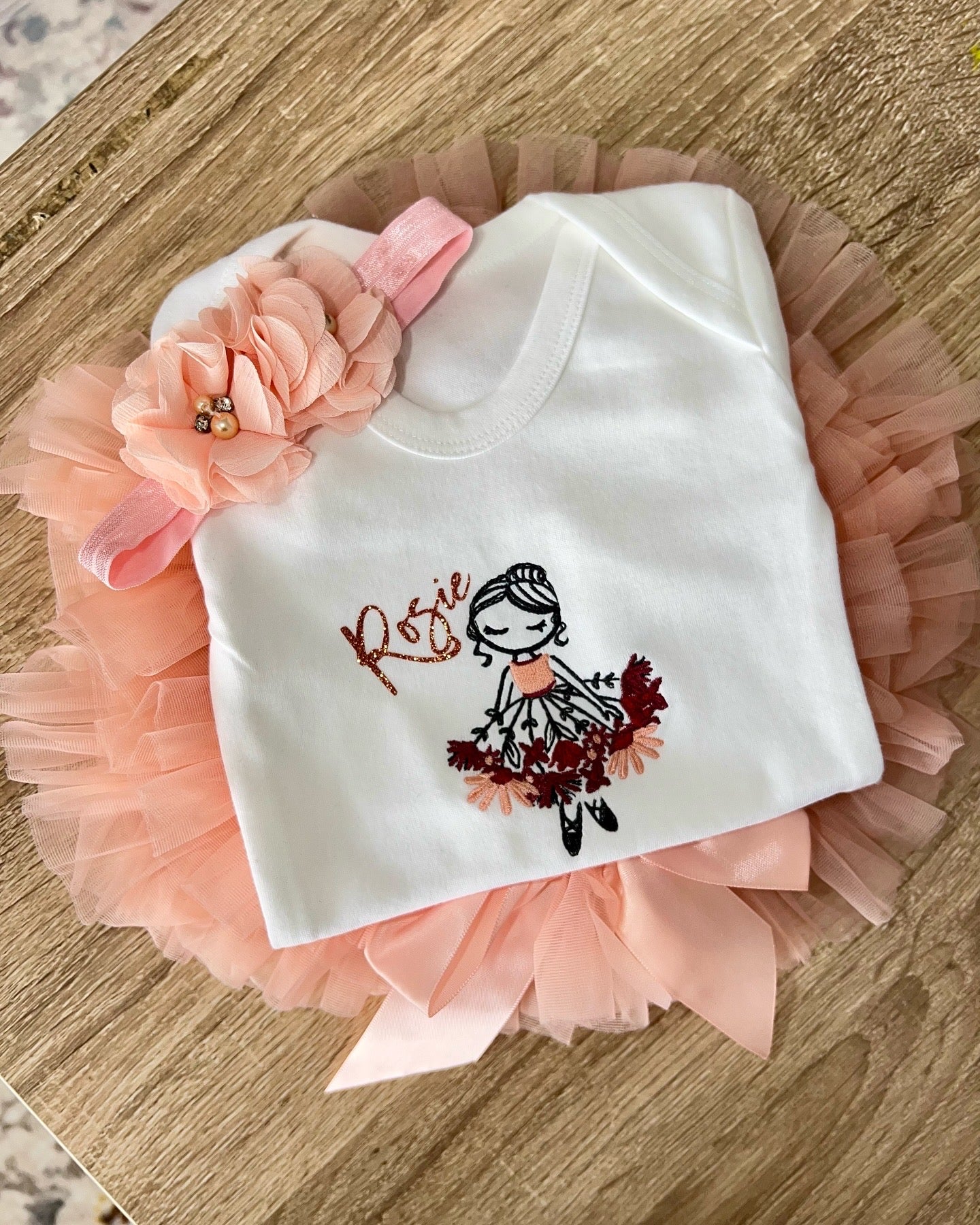 Ballerina Baby Vest and Tutu Set