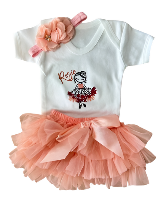 Ballerina Baby Vest and Tutu Set